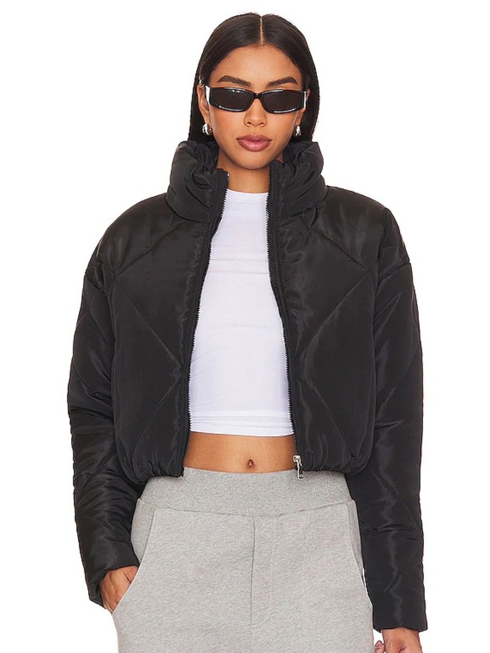 Superdown Rania Cropped Jacket Small